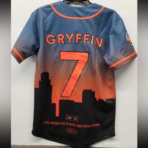 Gryffin LA Historic Park 2022 DJ EDM Jersey Sunset Skyline Concert Merch Size XS - Picture 1 of 4